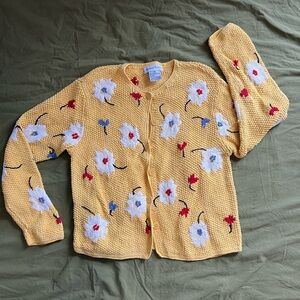 Knit Button-Up Sweater Cardigan